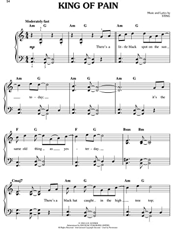 Sting - Easy Piano Collection