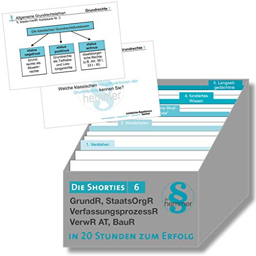 Shorties Box 6 Öffentliches Recht: VerwR, GrundR, BauR, StaatsOrgR, VerfassungsR