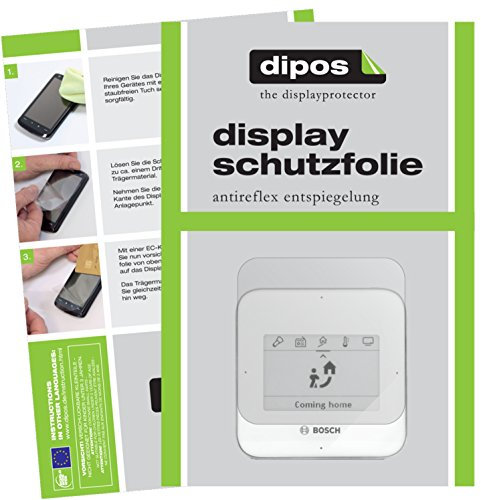dipos I 2X Schutzfolie matt kompatibel mit Bosch Smart Home Twist (Fernbedienung) Folie Displayschutzfolie