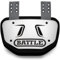 Schlacht Sports Science Chrom ADT Fußball Rückgrat Backplate (24ac0000 X x-Adult), 16.Silver/Black, OS