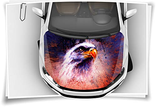 Adler USA Indianer Vogel Motorhaube Auto-Aufkleber Steinschlag-Schutz-Folie Airbrush Tuning Car-Wrapping Luftkanalfolie Digitaldruck Folierung