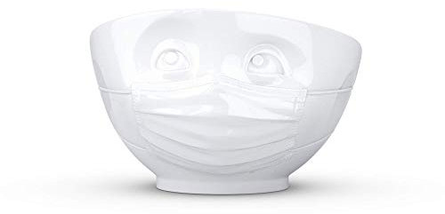 FIFTYEIGHT PRODUCTS / Tassen / Schale „Zuversichtlich (Porzellan, 500ml, weiß, Made in Germany)