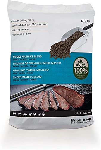Broil King 63930 Smoke Master's Blend - Pellets de Madera Dura para Asar