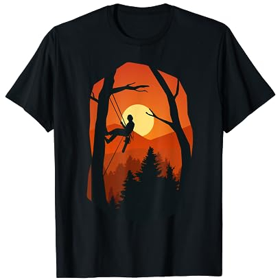 Baumpfleger I Arborist Wald Motorsäge T-Shirt