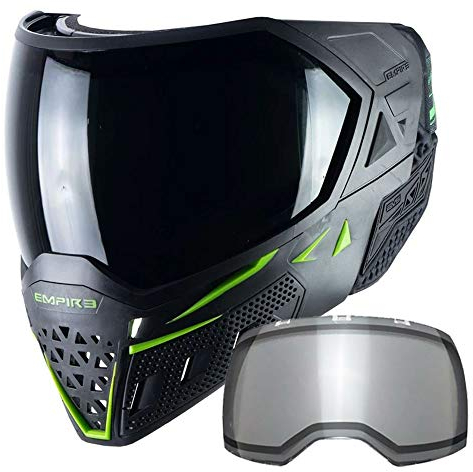 Empire EVS Paintball Maske - Black/Lime Green- Thermal Clear/Thermal Ninja