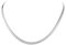 FindChic Kette Damen Silber Flache Schlangenkette 3mm Choker Kette Sleek Halskette Edelstahl Halsreif 51cm Frau Elegant Geschenk für Weihnachten Geburtstag Halloween