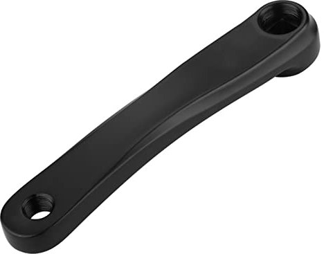 TOPINCN Bike Left Crank, Crank Arm Replacement Accessory Aluminium Alloy High Strength 170mm Bike Crank Arm with Wide Compatibility for Replacement Parts(Black, Square hole)
