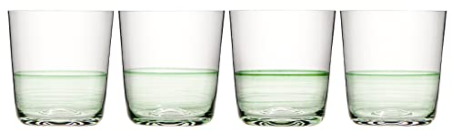 Royal Doulton Juego de 4 vasos verdes 1815