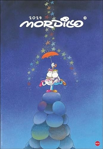 Mordillo - Posterkalender - Kalender 2024 - Heye-Verlag - Wandkalender mit Bildern von dem beliebten Cartoonisten - 37 cm x 53,5 cm