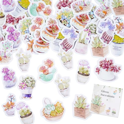 46pcs Aufkleber für Scrapbooking Kleine Scrapbook Aufkleber Set, Journaling Bullet Junk Journal Supplies, Planer, Kid DIY Art Crafts, Laptop, Koffer (Stil-4)