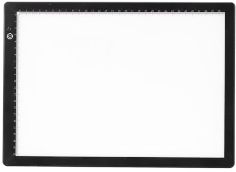 Cuifati Ultraflacher A4-Diabetrachter, Schwarzes Acryl mit 3 Helligkeitsstufen und -Stromversorgung, Unterstützt APP-Bearbeitung für Einfaches Scannen und Teilen von Dias und