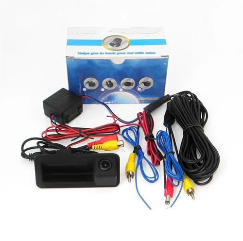 RüCkfahrkamera Für Ford Für Fiesta Für MK6 Fließheck 2009 2010 2011 2012 2013 2016 2017 Auto Stamm Griff Parkplatz Reverse Kamera Zurück Rückansicht Kamera RüCkfahrkamera Auto (Größe : Set 2)