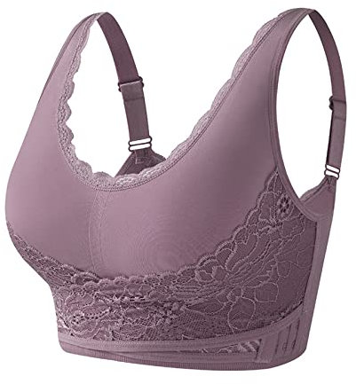 WILLBEST Balconette & Halbschalen Sport BH ohne Polster Früchte wasserflasche mit strohhalm stilleinlagen BH Damen mit bügel Set 80b Neckholder Bra Damen Sport Oberteil 75b Push up