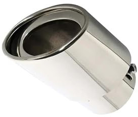 Auspuffblenden Für F&iat Für Tipo Für Qubo Für Panda Für Mobi 500X Für Argo 500L 124 Für Croma Für Linea Für Ulysse Autoauspuff-Schalldämpferspitze Rund Edelstahl Auto-Endschalldämpfer(Straight)