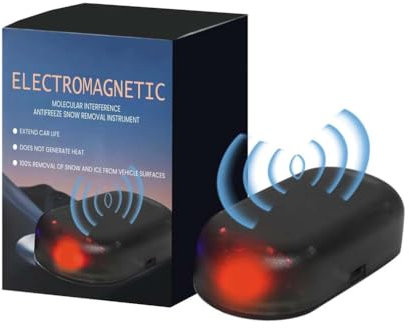 LUCKKY Auto Enteiser Tragbare Kinetische Molekularheizung, Mikrowellen Molekular Enteisung Instrument, Elektromagnetische molekulare Interferenz Frostschutzmittel Schneeräumungswerkzeug (1PCS)