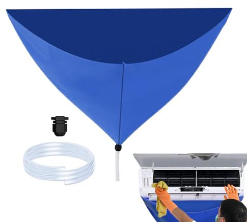 Kit Pulizia Condizionatore Kit - Sacchetto Di Lavaggio Per Pulizia Del Condizionatore D'aria, Kit Di Copertura Per Pulizia Condizionatore Split Con 2m Tubo, Pulizia Climatizzatore Casa
