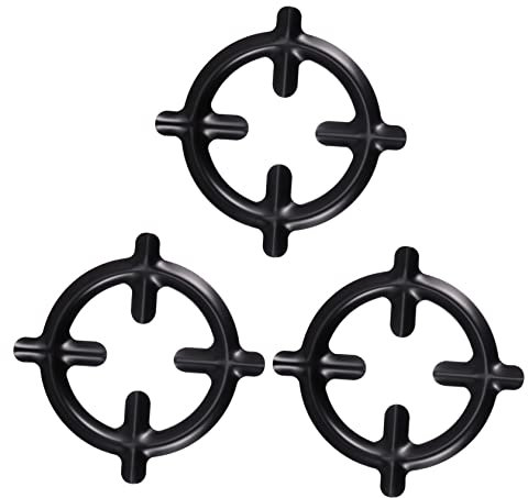 Ipetboom Soportes para Cafeteras 3piezas Rejillas Resistentes Hierro para Estufas de Gas Cocina Herramientas de Cocina Prácticas