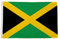 Flagmax Bandera de Jamaica de 90 cm x 60 cm, bandera duradera con ojales para uso en exteriores e interiores, bandera para el hogar, oficina o eventos