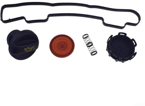 Drivstraw Guarnizione del tappo del serbatoio dell'olio della copertura del bilanciere, per motore 1.6 HDI TDCI, compatibile con Ford forFocus per Fiesta per C-Max, OEM 0248.L1, kit di manutenzione