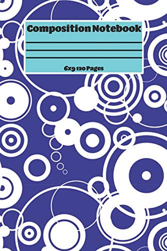 Composition Notebook 6x9 120 Pages: Colorful Composition Book For Writing