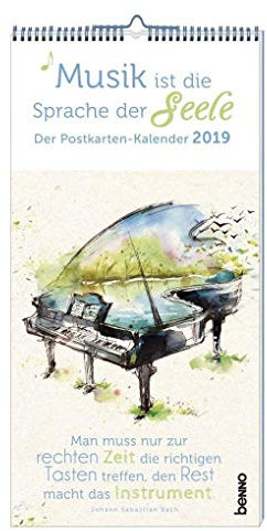 Musik ist die Sprache der Seele 2019: Der Postkarten-Kalender