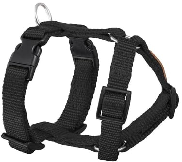 KOCH Hundegeschirr MINI, Made in Germany, für kleine Hunde und Welpen, stufenlos 5-Fach verstellbar, sehr leicht & weich, schwarz/Size 0-10mm | 22-26cm
