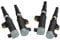 Dromedary 215952732 Zündspule Zündspulensatz Duster Logan Vivaro Combi J7 Clio II Espace IV Megane II Scénic II 4 Stück