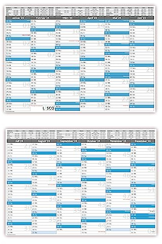 Tafelkalender DIN A3 2026 (1 Stück) Format (297 x 420 mm) 300g BD Papier sehr gut beschreibbar