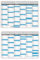 Tafelkalender DIN A3 2026 (1 Stück) Format (297 x 420 mm) 300g BD Papier sehr gut beschreibbar
