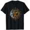 Vintage Astronomie Sterne Sonne Mond Planeten Astronaut T-Shirt