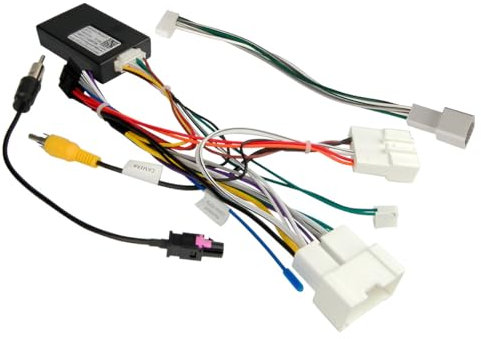 Sound-way - Adapter CAN-Bus-Schnittstelle zum Zurücksetzen der Lenkradsteuerung, Kabelbaum, ISO-Stecker, kompatibel mit Dacia, Renault, Opel