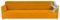Poligino Sofabezug 4 Sitzer Wasserdicht, Sofahusse Elastisch Universal, Sofa Cover Stretch 4 Sitzer (230-250 cm) Gelb