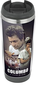Columbo A Stitch in Time Tasse de voyage isotherme pour boissons chaudes et froides