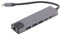 Type‑C 6 In 1 Hub, USB3.0 Expansion Port Adapter, Multi‑Functional Expansion Dock Type‑C To Uhd/Type‑C/Hdtv+Ss+Rj45 100Mbps Lightweight Portable Aluminum Alloy