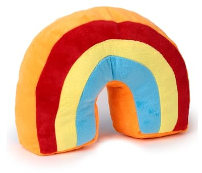 Puckator Rainbow Plush Doorstop - Door Stop Stoppers Stops Indoors - Door-Stops Wedge Stoper - Accessories - Peel Stop - Home Office Doorstops Doorstopper for Kids Improvement