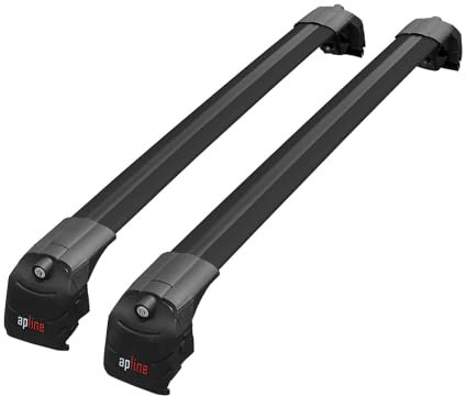 acpar Kompatibel mit Q5 (8R) 2009-2016 ACE-2 Relingträger Dachträger Auto Gepäckträger Schwarz Aluminium 2 Stangen