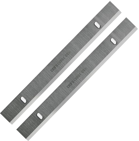 easyhaha 2PCS HSS Hobelmesser 159x16,5x3mm Dicke Holzplaner Holzbearbeitungswerkzeuge for EinheII
