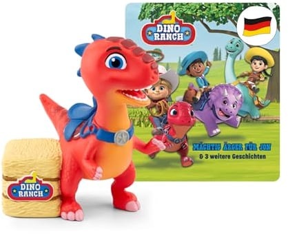 tonies Hörfiguren für Toniebox, Dino Ranch – Mächtig Ärger für Jon & 3 weitere Abenteuer, Hörspiel für Kinder ab 3 Jahren, Spielzeit ca. 56 Minuten