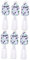 DOITOOL 6ensembles Bouteilles De Voyage Avec Porte-clés Flacons Réutilisables Imprimés Cactus Pour Gel Lotion Et Liquides Flacons Porte-clés