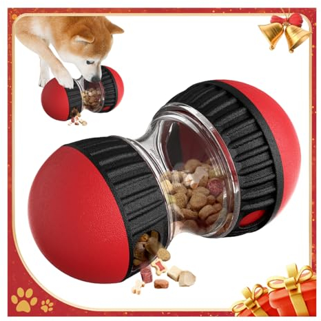 CAROZEN Jouet Interactif pour Chien Slow Feeder, Distributeur de Nourriture Anti-Glouton, Stimule l'Intelligence et Digestion