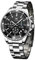 OLEVS Silber Herren Uhr Schwarz Matt Zifferblatt Elegnt Edelstahl Armbanduhr Herren Großes Analog Mens Watches Leuchtend mit Datum Mode Quarz Herrenuhren Chronograph Wasserdicht Geschenke für Männer