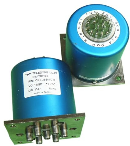 Koaxiale Schalter CCT-39S86C 12V DC-18GHz SP6T SMA Mikrowellen-Koaxialschalter
