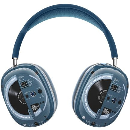 SURITCH Hülle Kompatibel mit AirPods Max, Weiche TPU Kratzfest für AirPods Max Kopfhörer Ohrmuscheln Schutzhülle, Dünne Portabel Zubehör Schutzhülle für Apple AirPods Max(Blau)