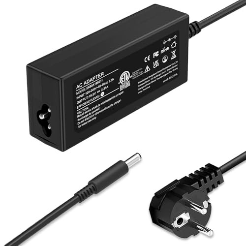 45W Adaptateur AC Chargeur d'ordinateur portable pour Dell Inspiron 17 5000 7000 15 5000 3000 14 13, Dell Latitude, Dell Vostro, Dell XPS, Dell Optiplex, Cordon d'alimentation de l'ordinateur portable