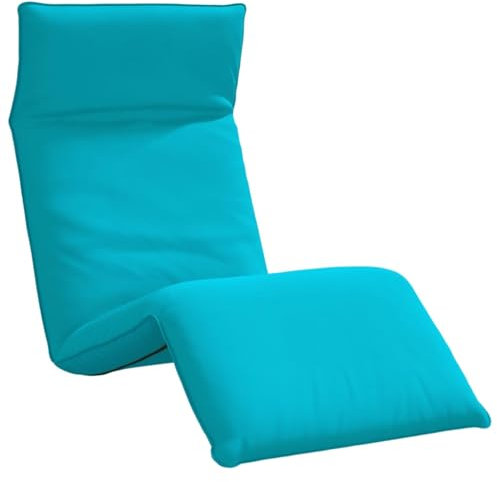 vidaXL Sonnenliege Klappbar Türkis 175x54x8,5 cm Oxford-Gewebe, Sonnenbett, Liege, Bodenstuhl, Liegestuhl, Chaiselongue, Bodensessel, Relaxsessel