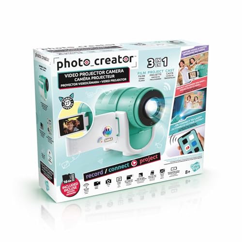 Canal Toys - Videocamera Proiettore – Proiezione Alta Risoluzione e Funzione Mirroring – Carta Micro SD 16Gb - CLK 039