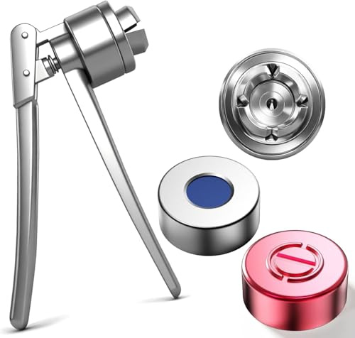 Manuelle Crimp-Versiegelungsmaschine, Manuelle Handverschließmaschine for Fläschchen aus Edelstahl for 13-mm- und 20-mm-Flip-Caps(For 20mm aluminum cap)
