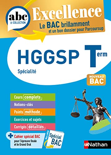 HGGSP Terminale - ABC Excellence - Bac 2027 - Enseignement de spécialité - Cours complets, méthodes, exercices et corrigés détaillés