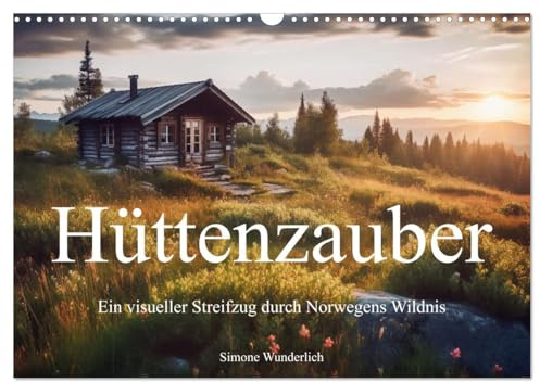 Hüttenzauber - Ein visueller Streifzug durch Norwegens Wildnis (Wandkalender 2026 DIN A3 quer), CALVENDO Monatskalender: Begleite mich bei einem ... durch Norwegens Wildnis! (CALVENDO Natur)
