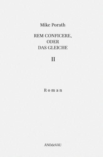 Rem conficere, oder Das Gleiche (Band 2): Eine Berichterstattung